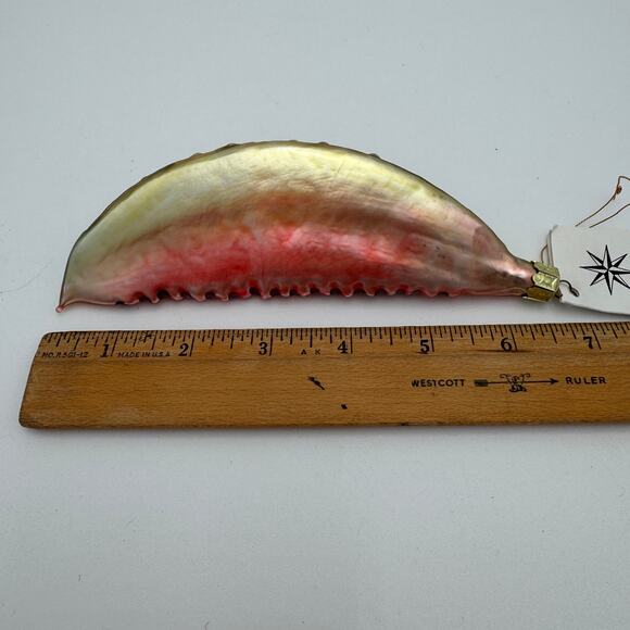 Christopher Radko 1991 Vintage glass 'Melon Slice' Watermelon Ornament Poland - Picture 4 of 11